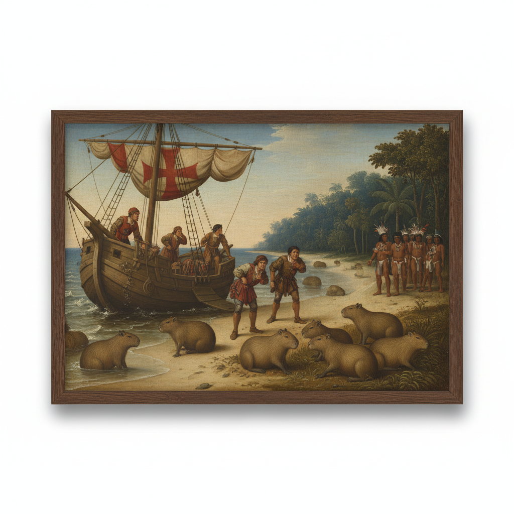 Illustration for "The Malabar Calculation Error That Sent Portugal to the Beach"