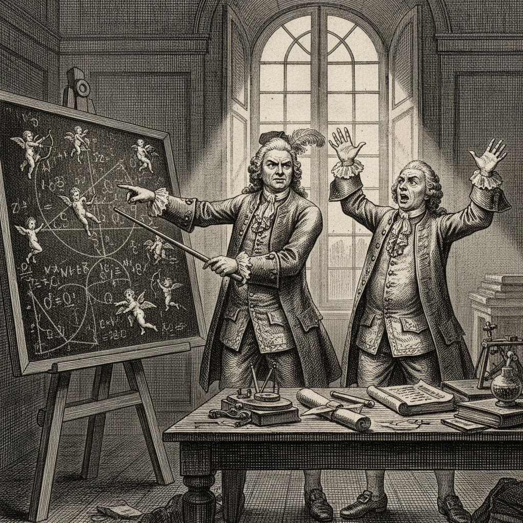 The Académie des Sciences Subcommittee on Amorous Axioms, third emergency session this week.