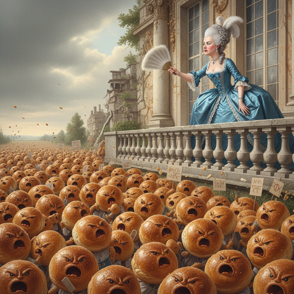 Her Majesty addresses the pastry situation.