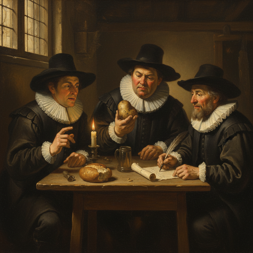 Illustration for "THE DUTCH INVENT THE FRENCH FRY 150 YEARS EARLY, ACCIDENTALLY"