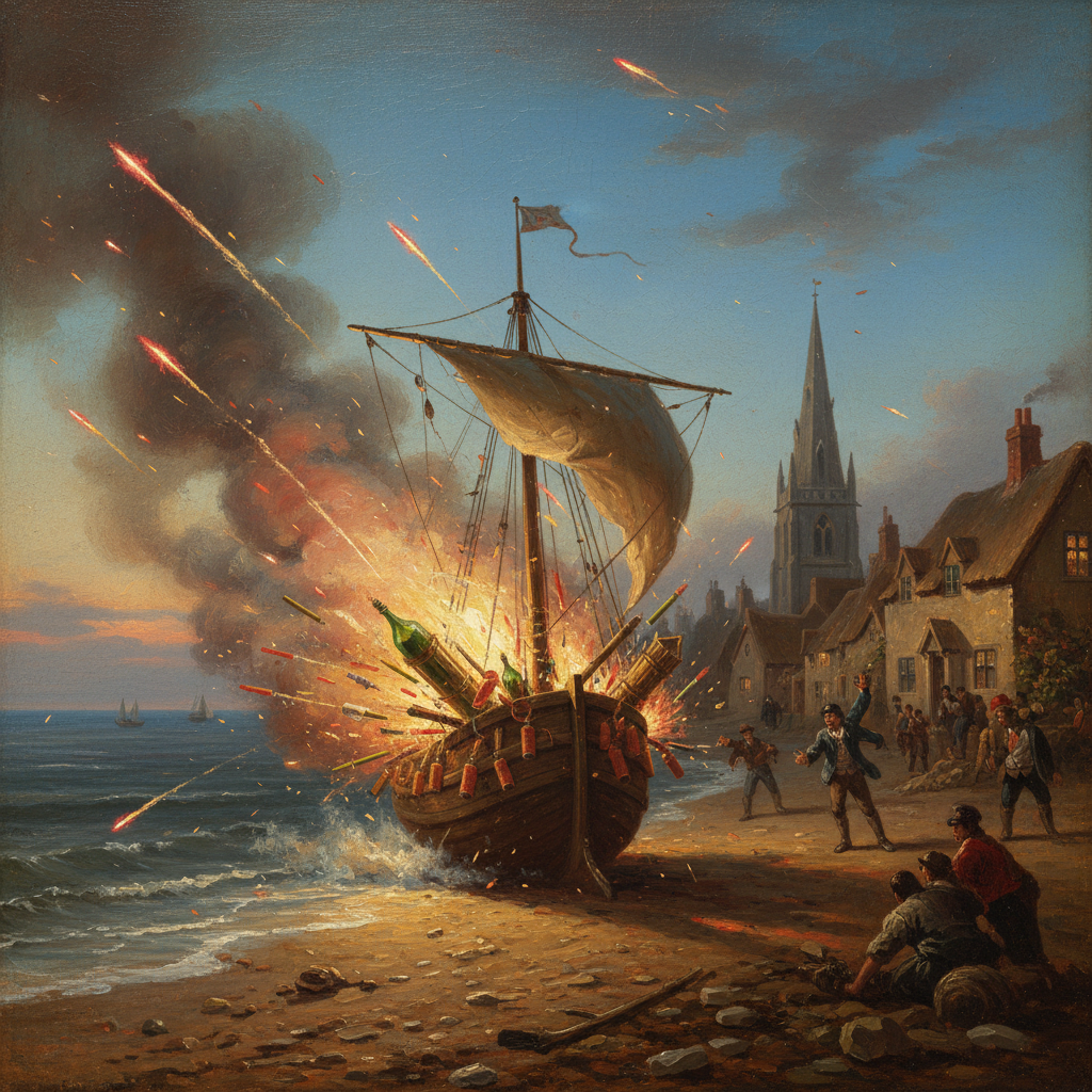 “I appear to have miscalculated the thrust-to-idiot ratio,” admitted Thomas Pye, shortly before his arrest.