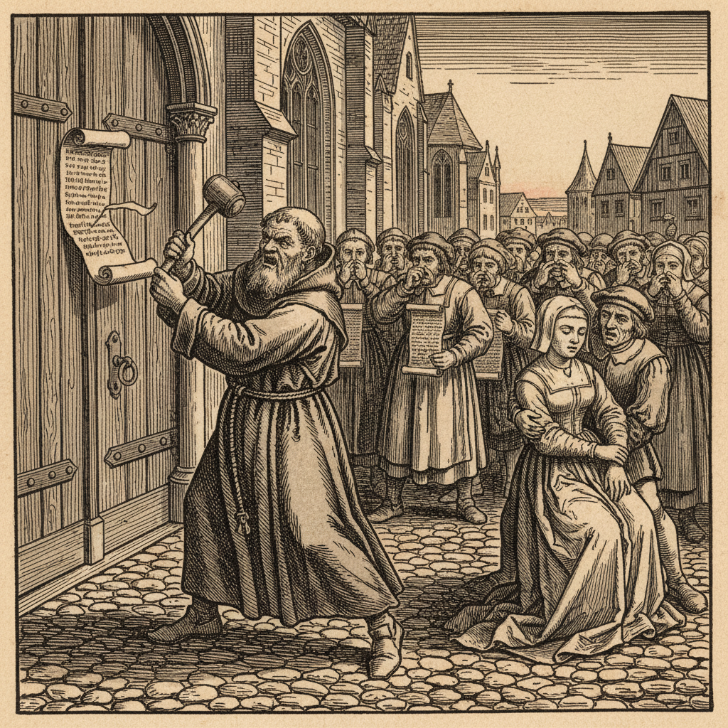 Illustration for "Martin Luther’s Dirty Laundry"