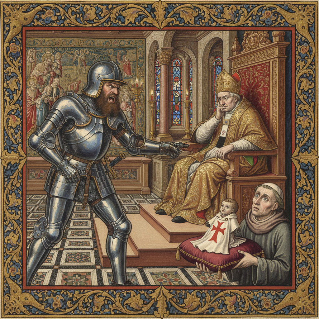 ‘It is not, Your Holiness, the principle of the thing. It is the sheer bloody tininess.’