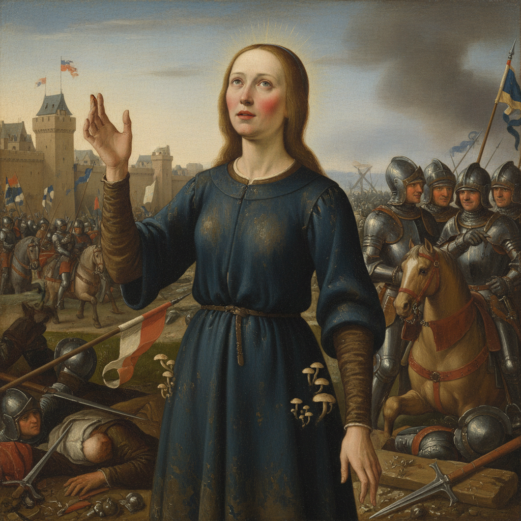 Illustration for "Joan of Arc and the Holy Tunic of Perpetual Sog"