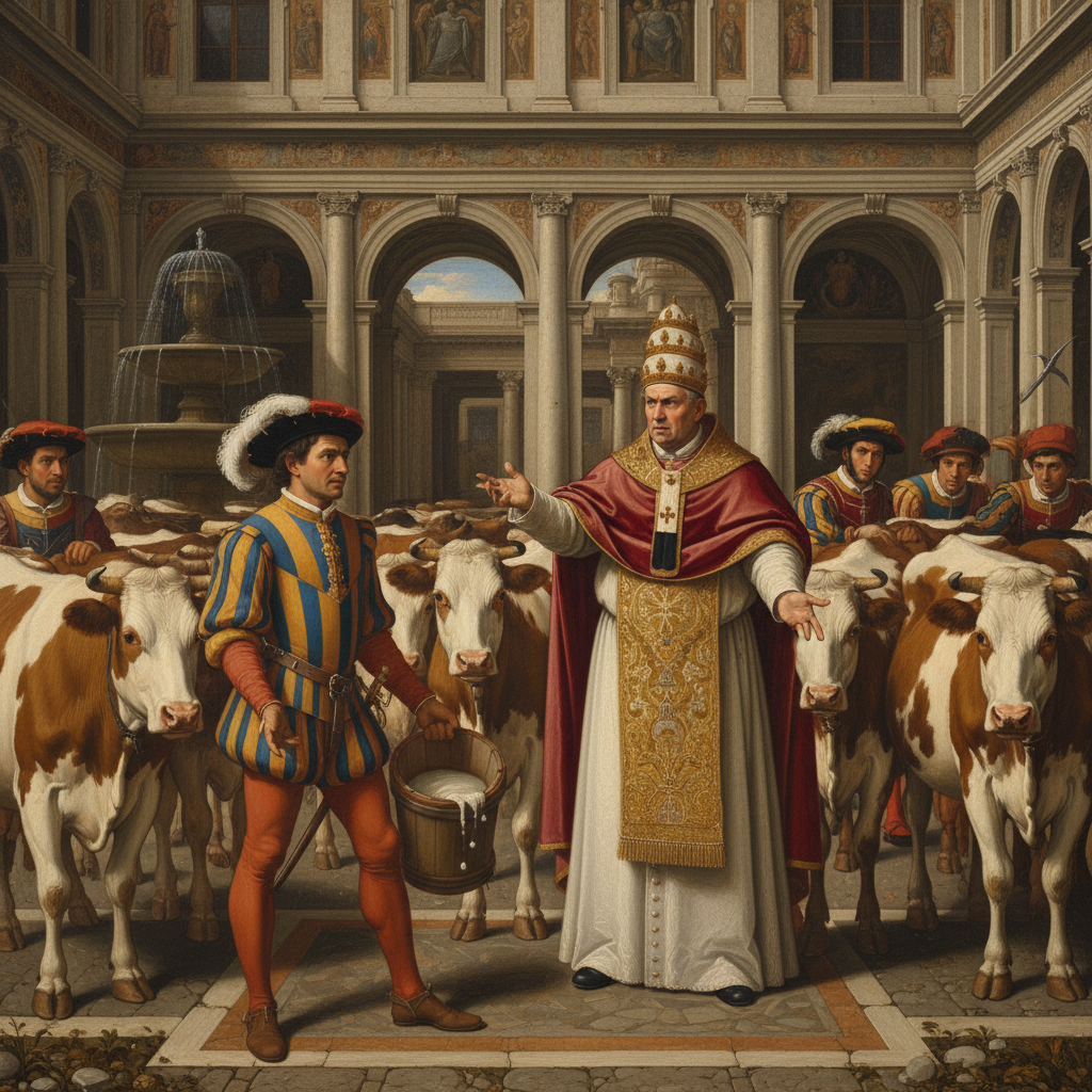 Illustration for "His Holiness’s Holy Holes"