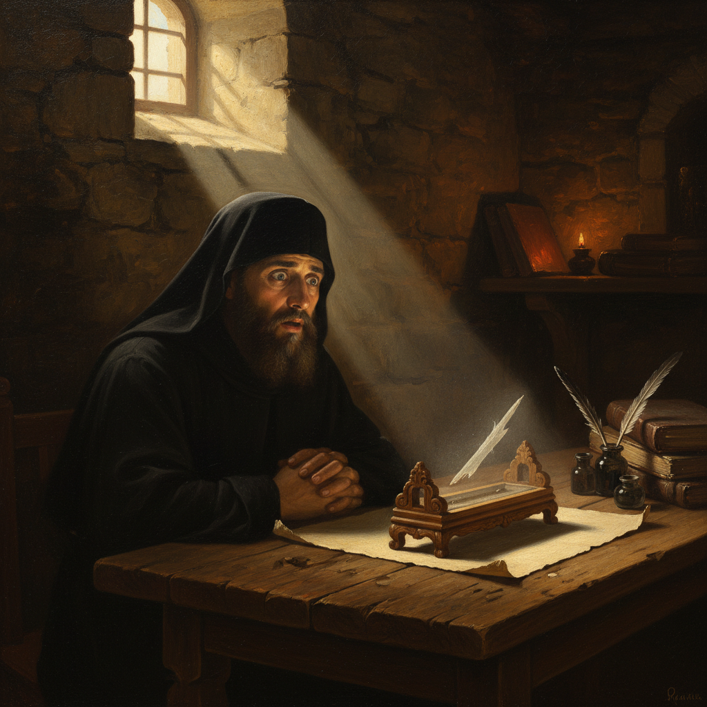 Illustration for "The Shroud of Athos"