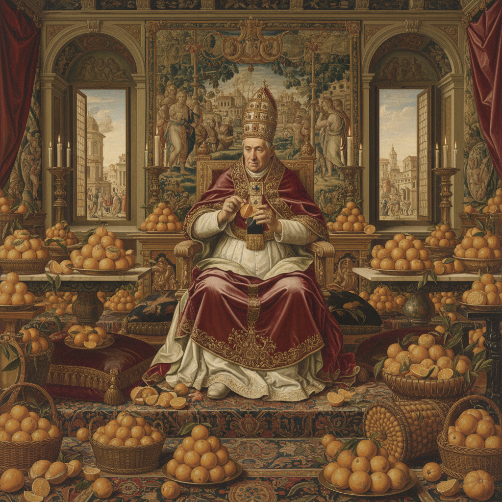 Illustration for "His Holiness, The Holy See, and the Holy Scurvy"
