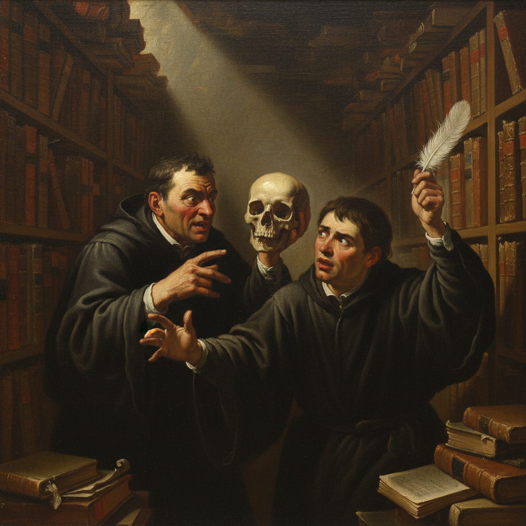 The Allegorists and the Literalists could never, ever agree on how to properly represent ‘The Transience of Being.’