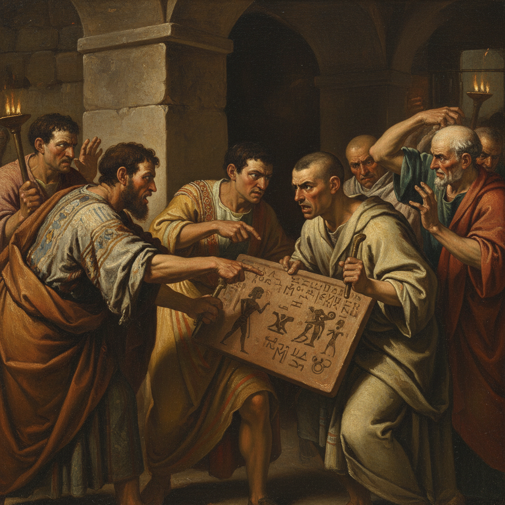 Illustration for "THOU SHALT NOT STEAL THIS SEX SCENE"