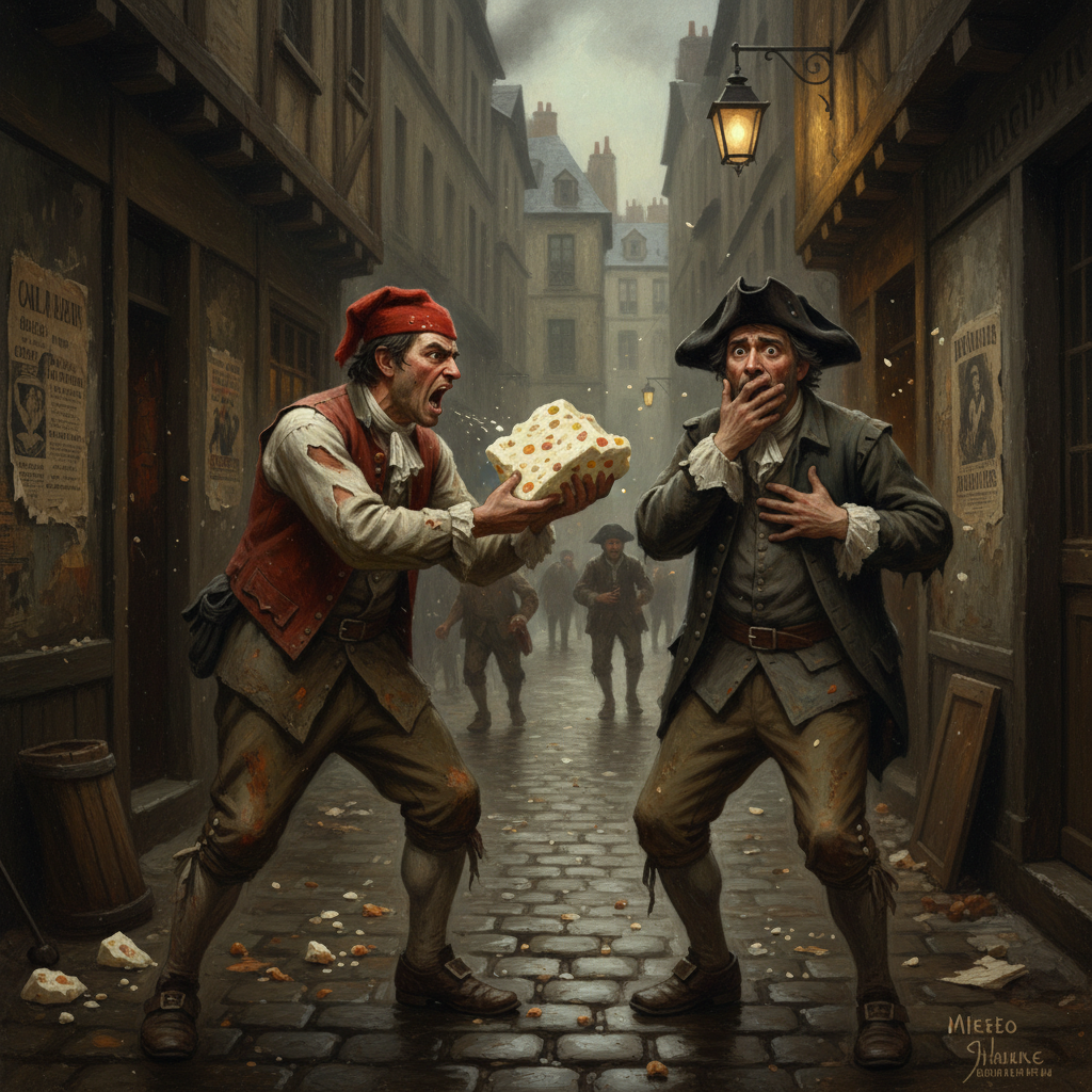 The nougat incident, which would prove fatal to at least one party.