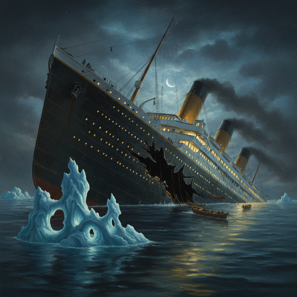 It wasn't the size of the iceberg that mattered; it was the sharp, pointy bits of artistic expression.