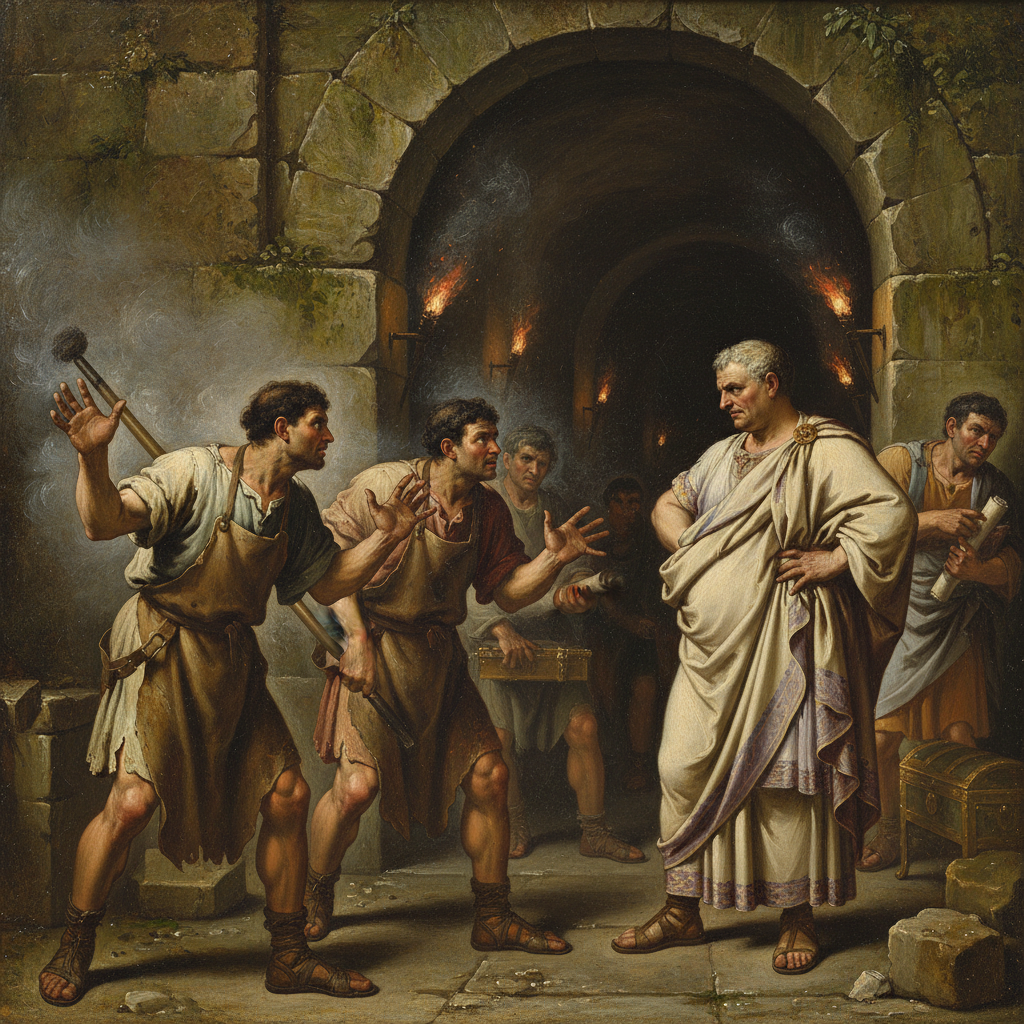 Illustration for "ROME’S FIRST PUBLIC HEALTH MINISTER WAS A PROFESSIONAL BLACKMAILER"