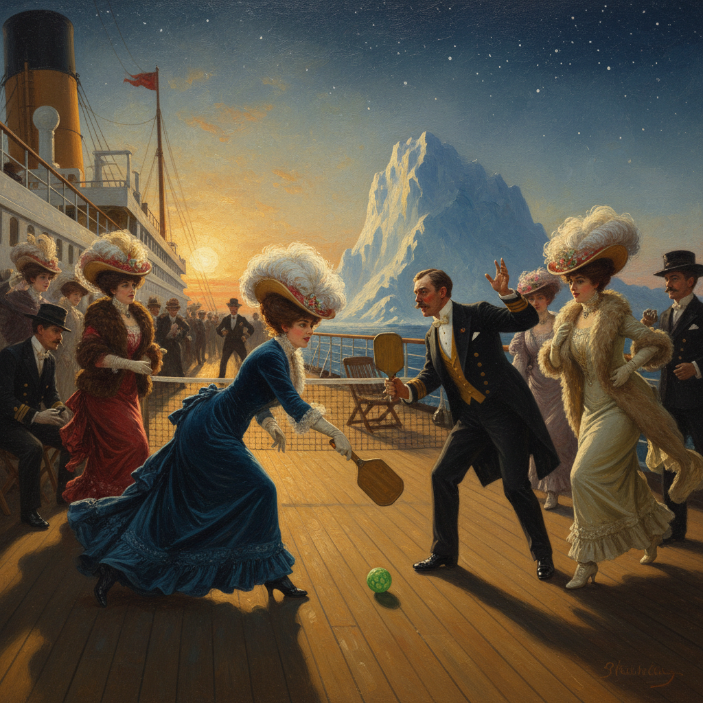 Illustration for "The Ship of Dreams, Sunk by Paddles"