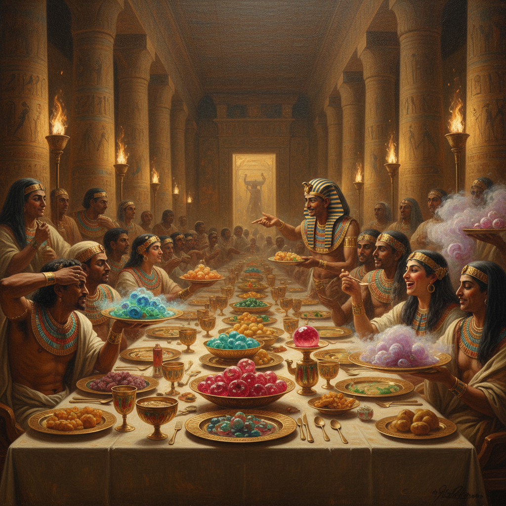 The 18th Dynasty's brief but glorious 'What in the name of Ra’s sun-blasted asshole is on my plate?' period.