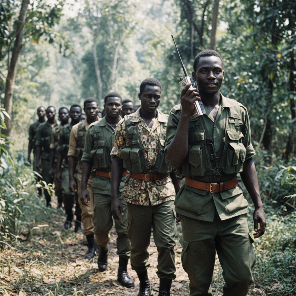 ZANU guerrillas, shortly after their unexpected financing round.