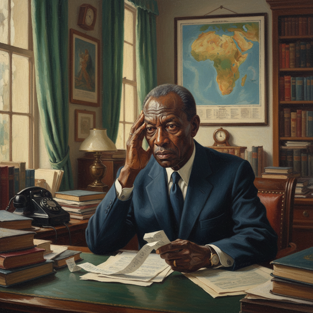 Mwalimu Julius Nyerere contemplates a declaration of war that appeared to be about stolen cattle and ended up being about stolen women.