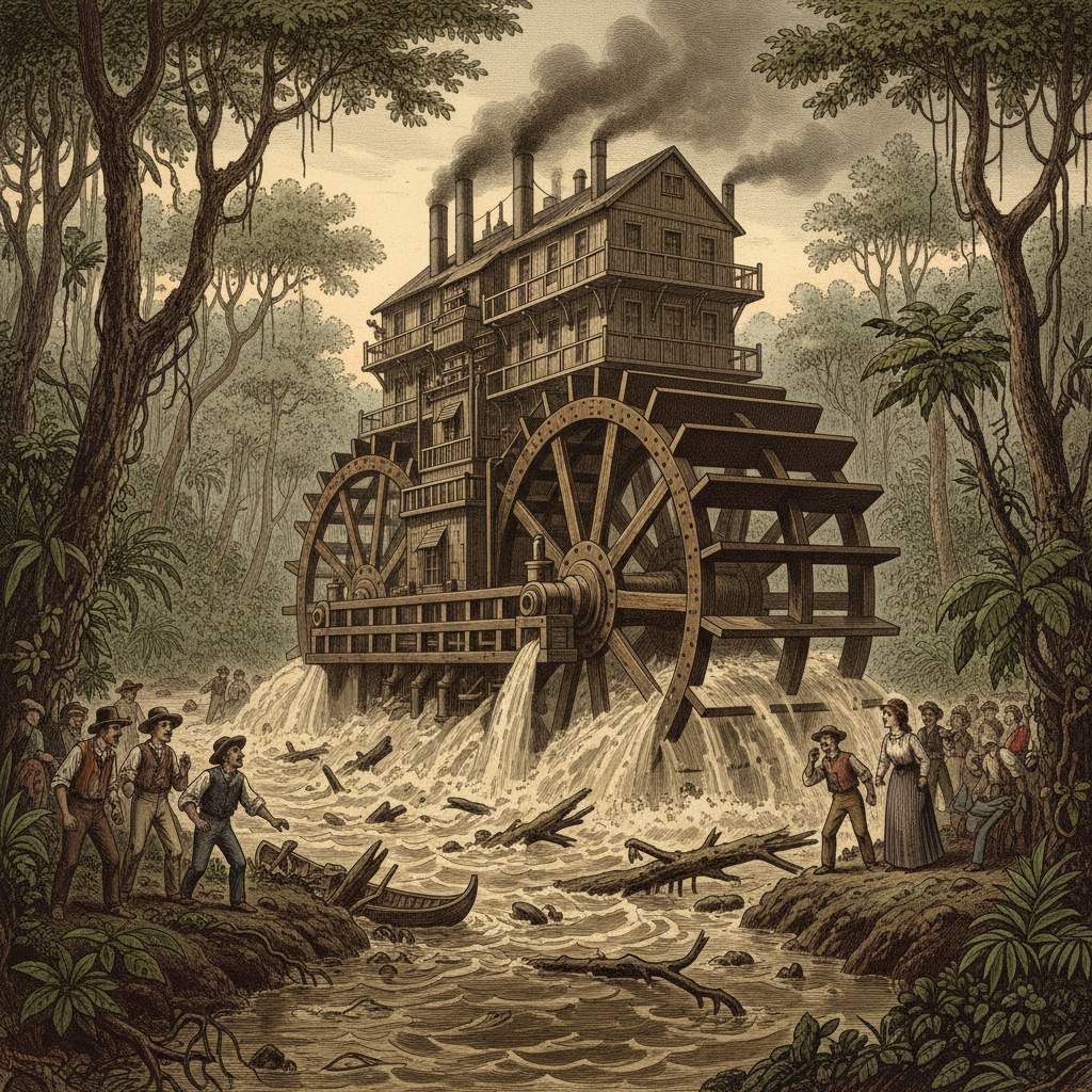 Illustration for "The Great Isthmian Agitator"