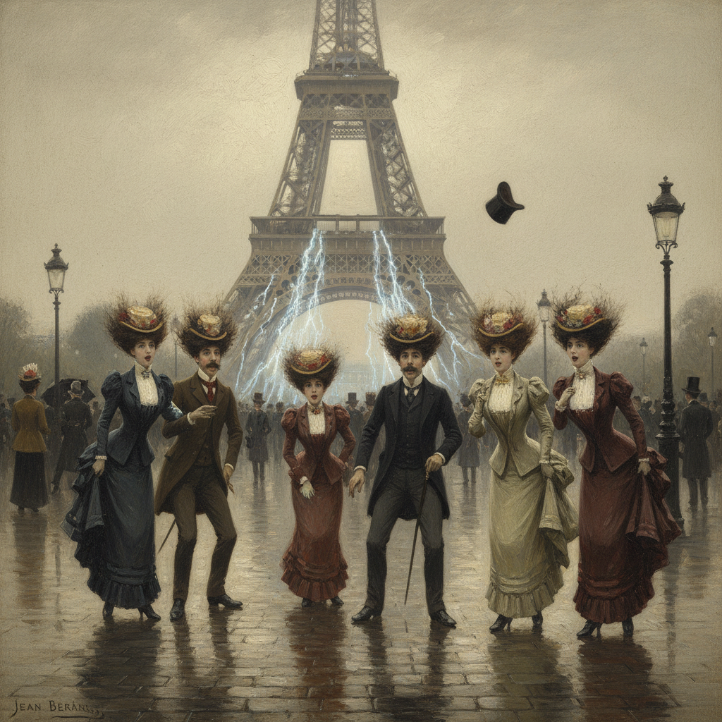 Illustration for "France Builds A 300-Metre Anode, Wonders Why Everyone’s So Jumpy"