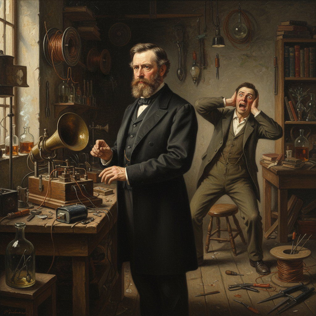 Illustration for "“Mr. Watson, Come Quick, I Am Beset By Existential Dread”"
