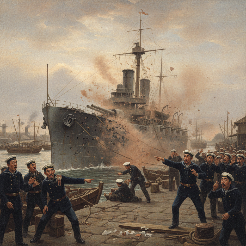 Illustration for "The Rust That Ate the Meiji Restoration"