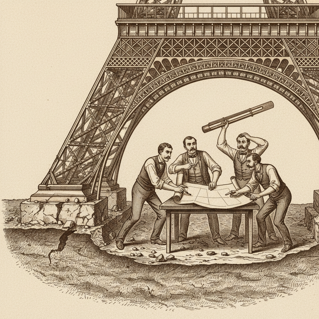 Exhibit A: The point where Monsieur Eiffel discovered the precise financial difference between 'frugal' and 'fucked'.