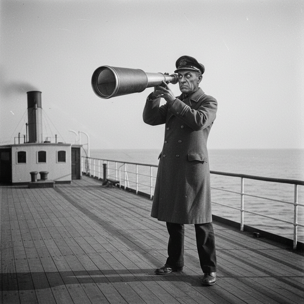 Captain Smith, seen here during his later career, maintained that the sea had 'developed a personal grudge'.