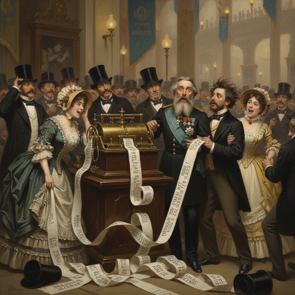 Illustration for "Alexander Graham Bell Rots His Own Brain"