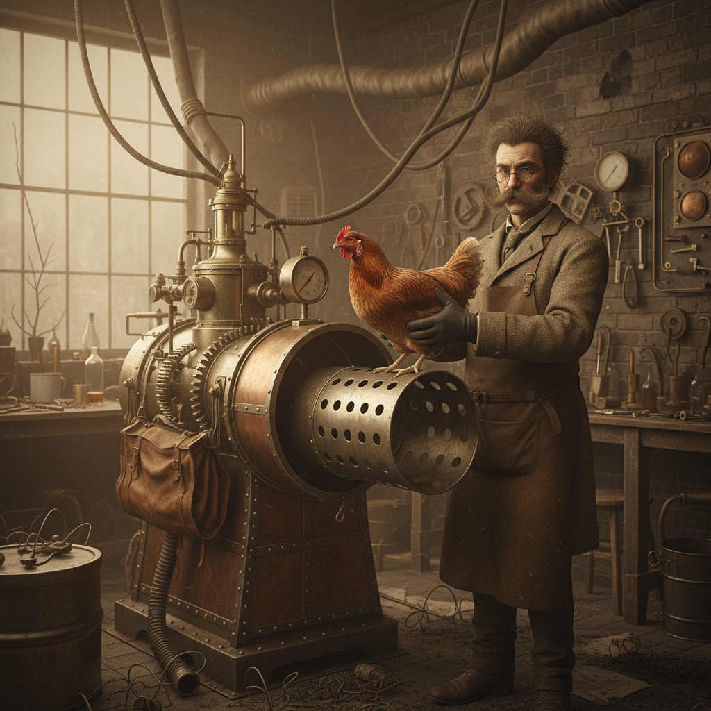 Our story’s hero, moments before discovering the difference between ‘pressure’ and ‘paste’.