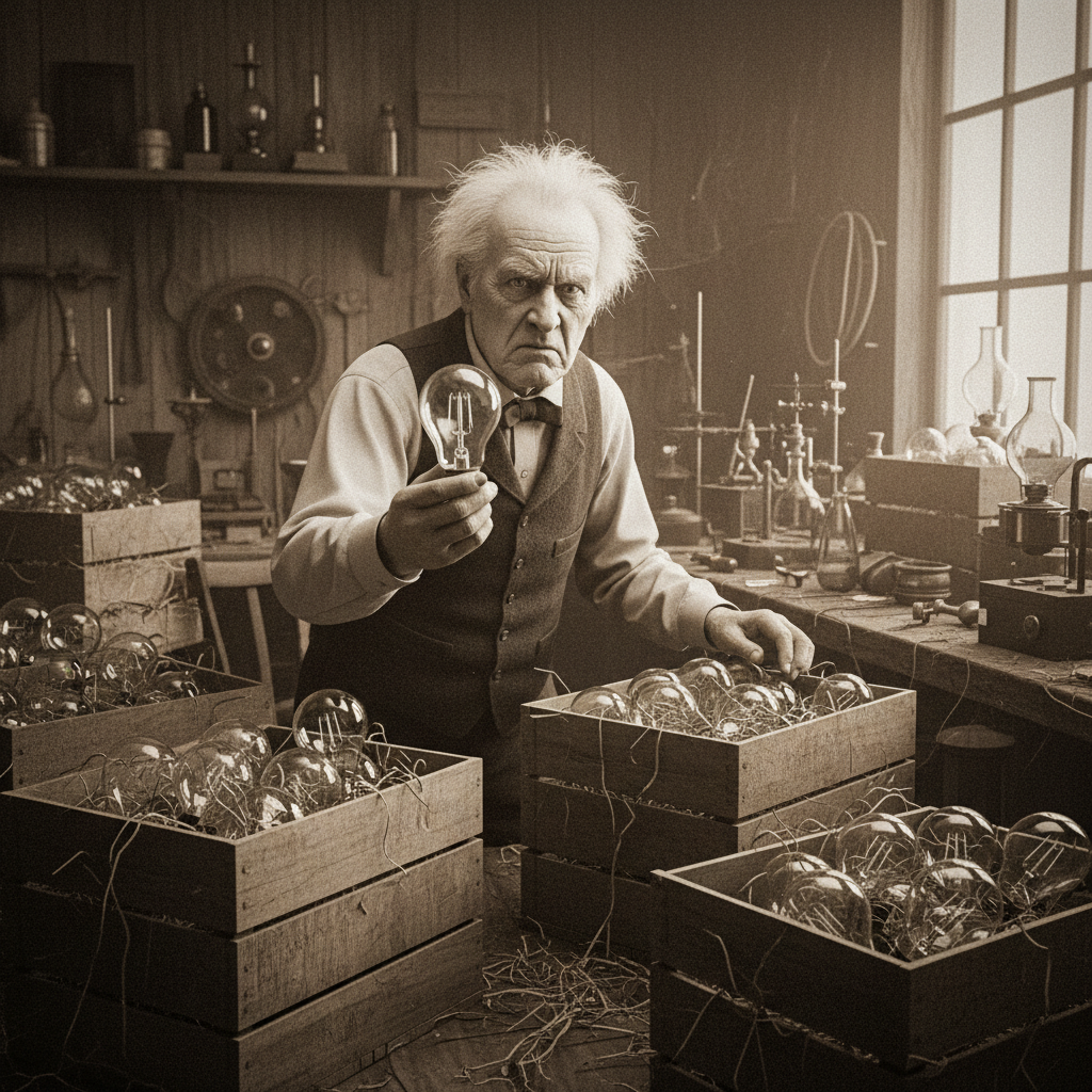 Pictured: The inventor of the world’s most expensive paperweight.