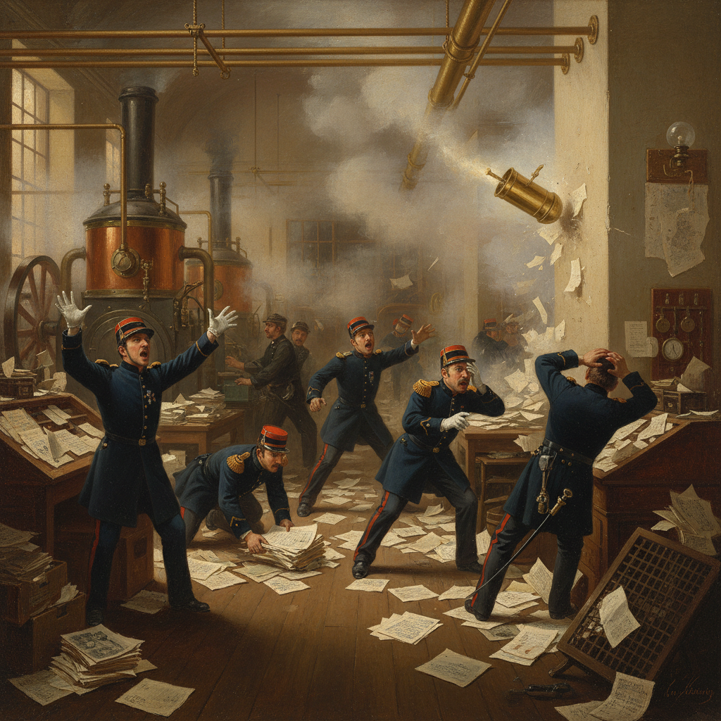 Illustration for "How One Horny Toad Hoovered the Franco-Prussian War"