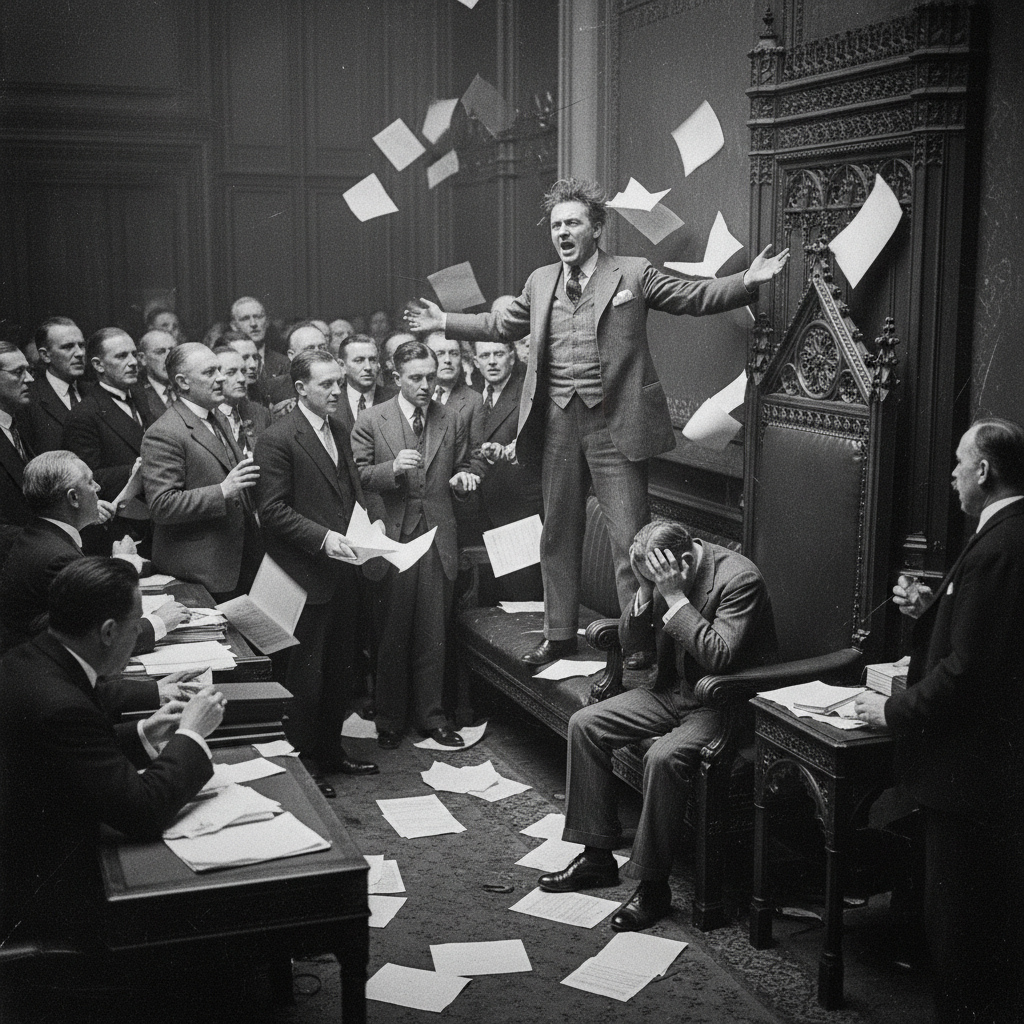 Question Time, moments after the installation of a new ‘air freshener’.