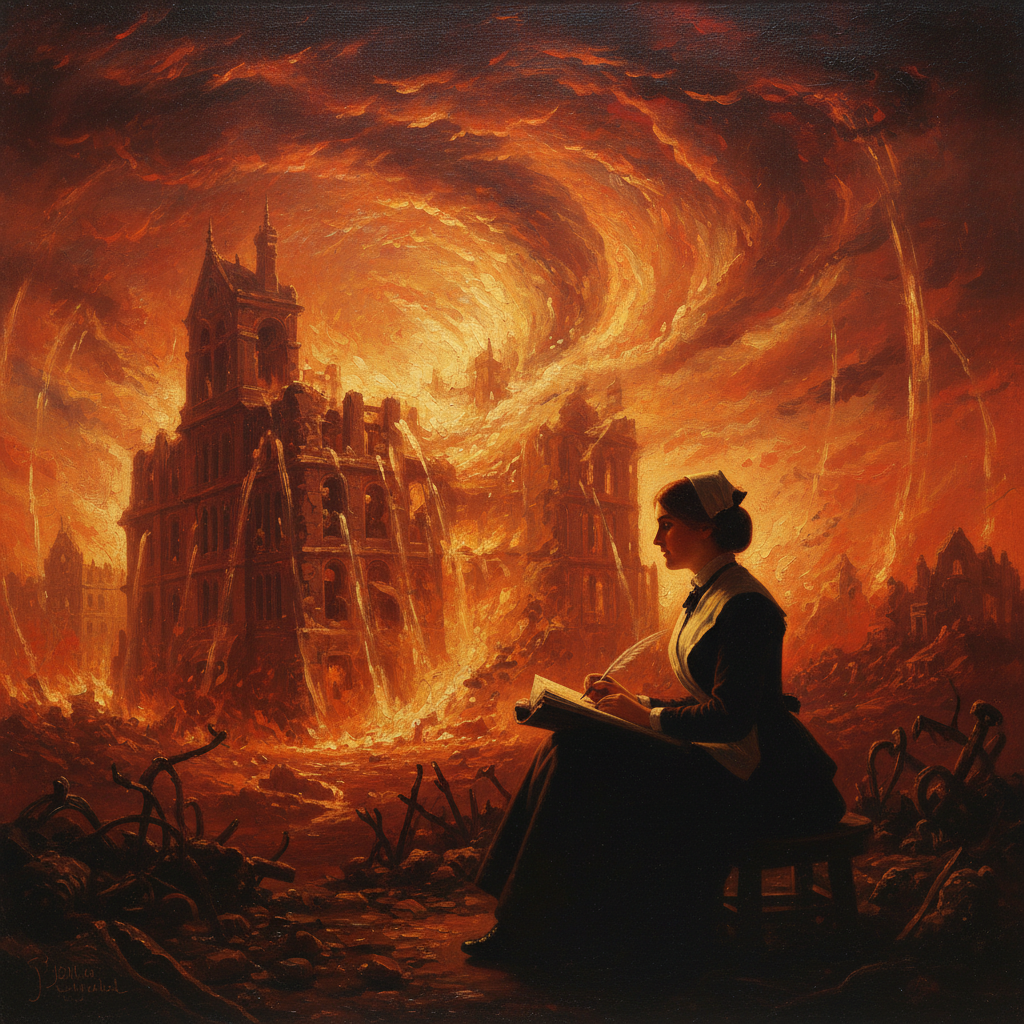Illustration for "Florence Nightingale Burns Down Bedlam With The Power of Extremely Bad Ideas"