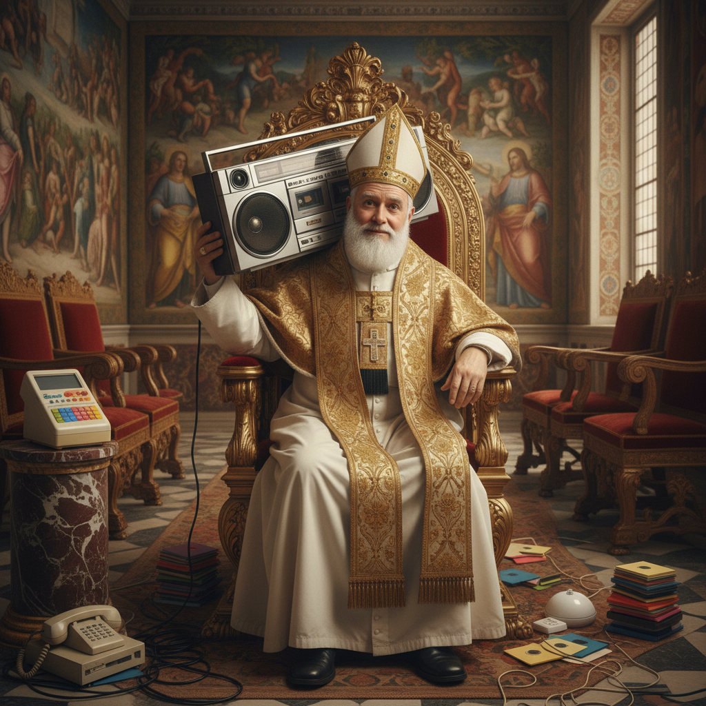 His Holiness, just before dropping the sickest encyclical of 1588.