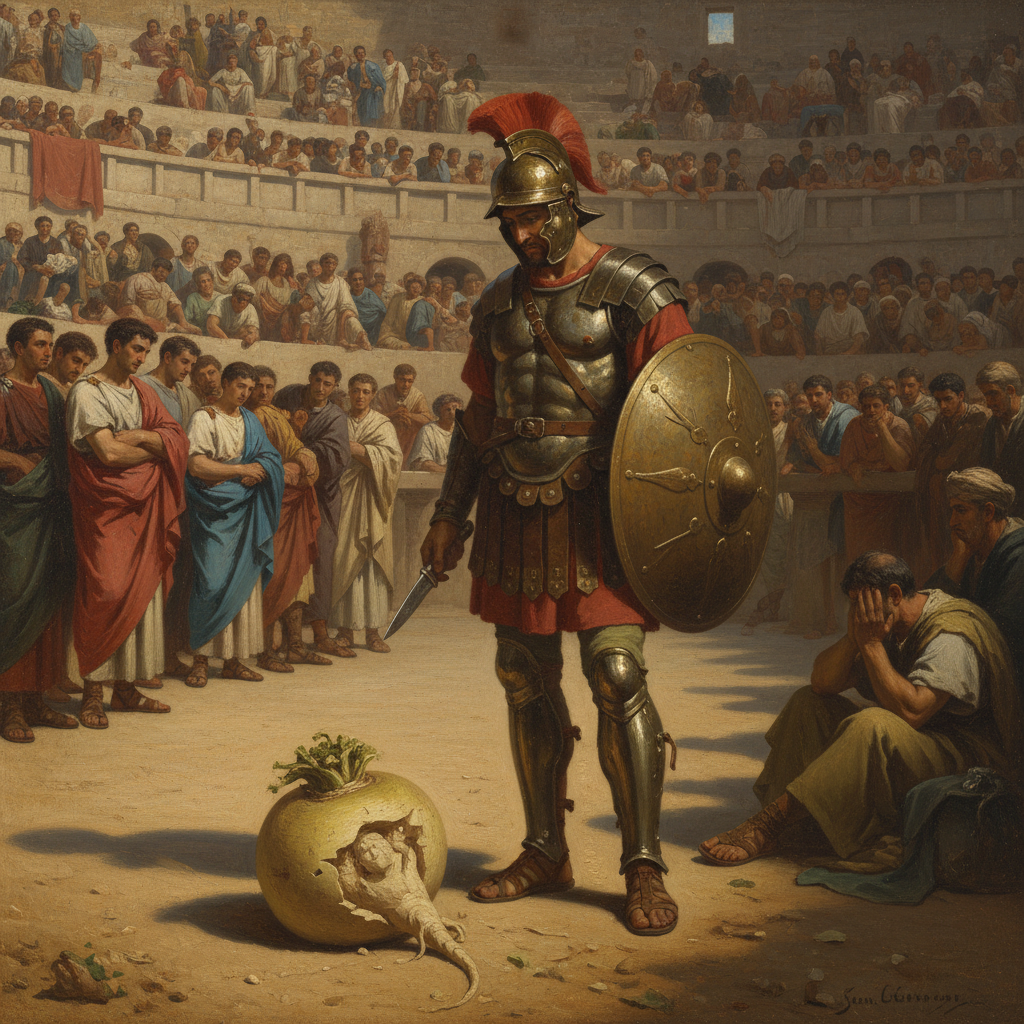 Illustration for "The Turnip Triumphs"