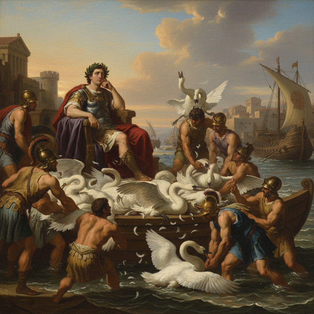 He conquered the world, but ornithology was not his strong suit.