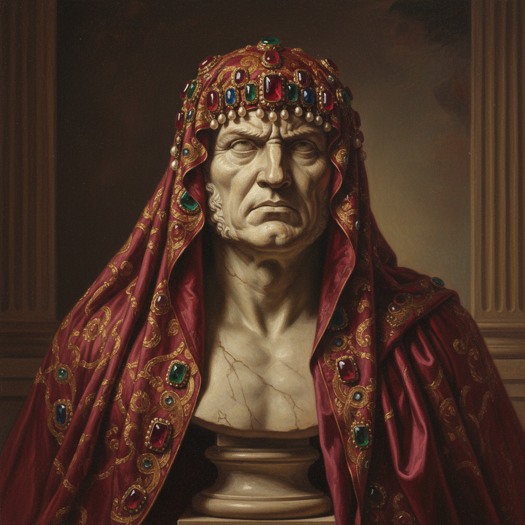 Illustration for "That Time a Shitty Translator Convinced a Roman Emperor He Was a Woman"
