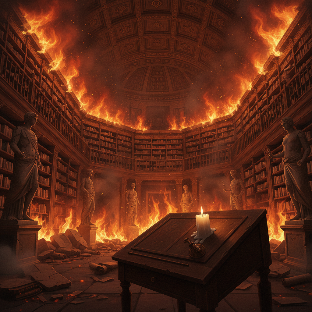 Some men just want to watch the world burn. Others are merely clumsy.