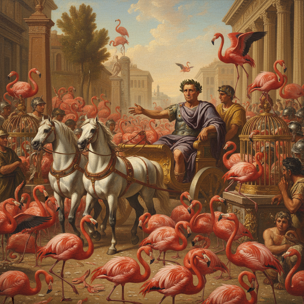 Illustration for "Caesar’s Pink Legion"