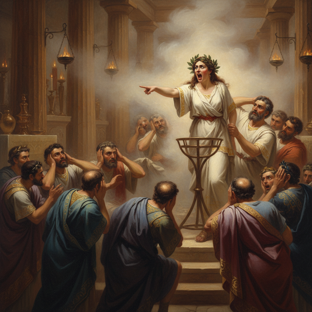 Illustration for "“She Knows About The Lydian Accounts!”"