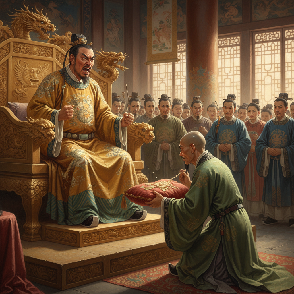 Illustration for "THE TIME A TANG EMPEROR BANNED NOODLES AND ALL HELL BROKE LOOSE"