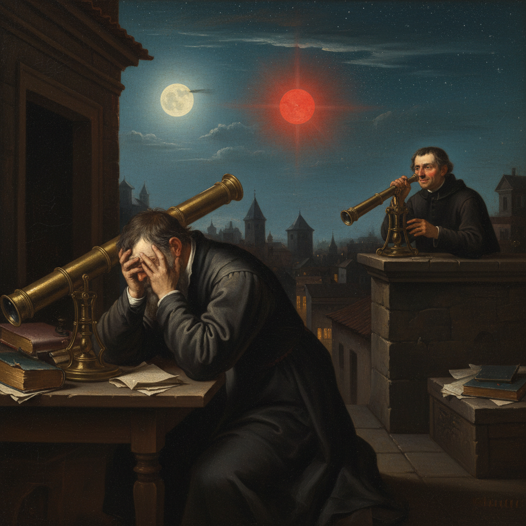 Illustration for "Galileo Blinks"