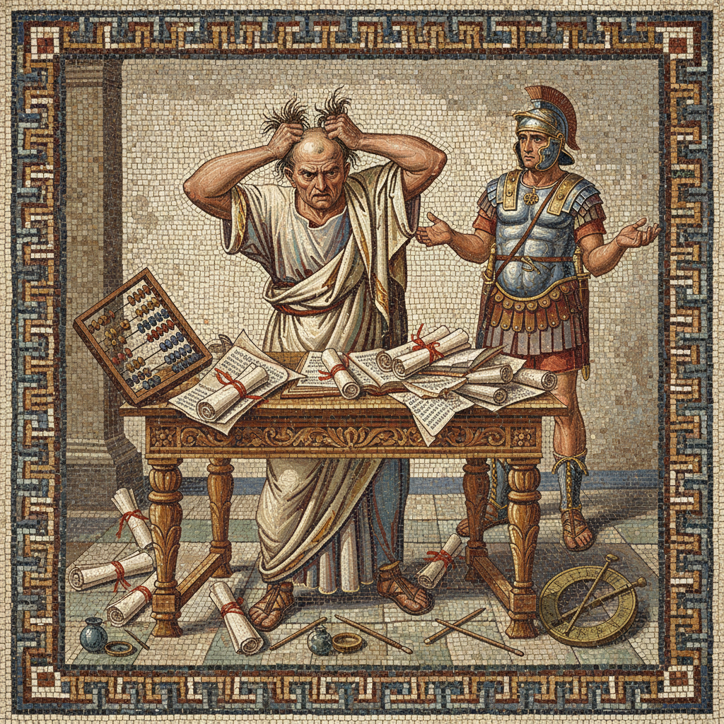 The Quartermaster’s office, circa 50 BCE.