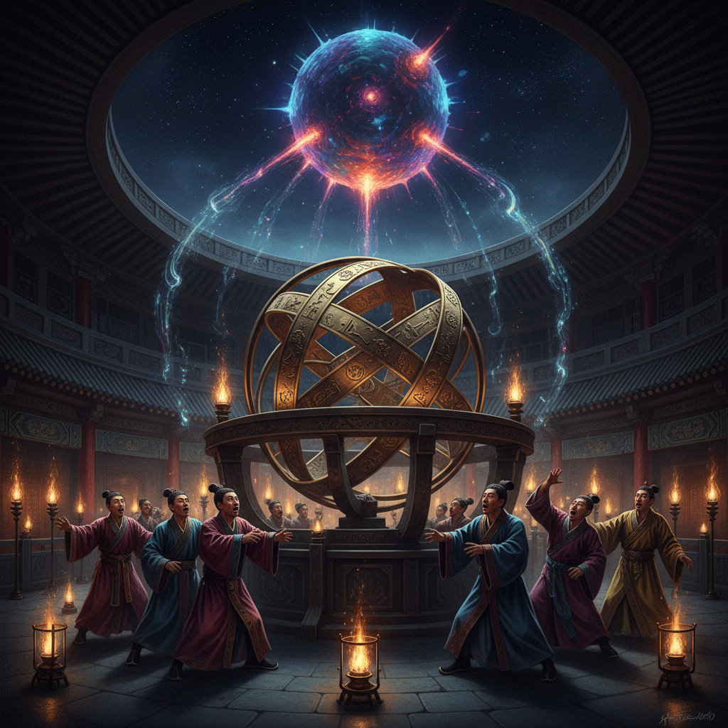 Illustration for "That Time China Found a UFO and Immediately Got a Boner for It"
