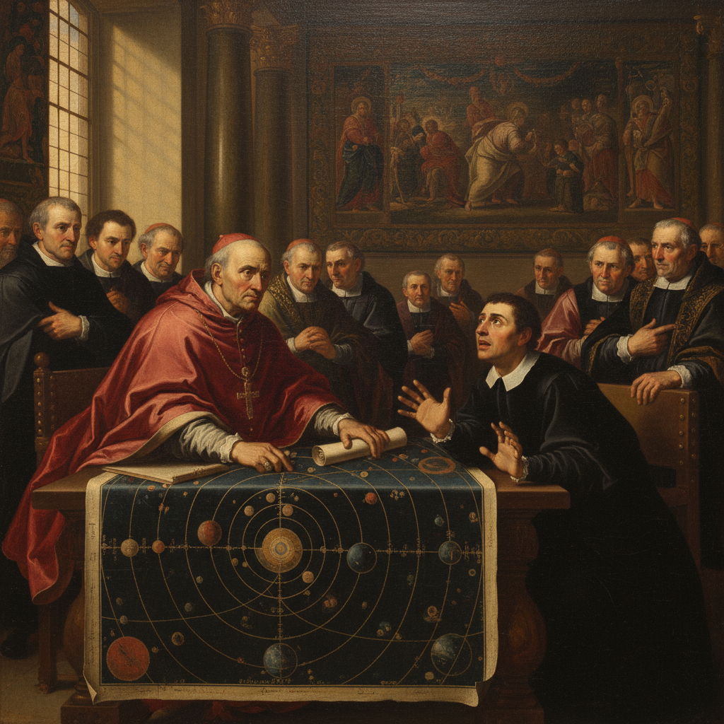 His Eminence was assured the little circles were not a new form of pasta.
