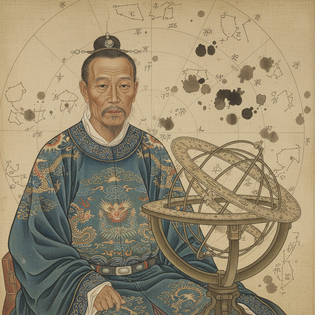 Guo Shoujing, shortly after realizing that faking it until you make it is a poor strategy for orbital mechanics.