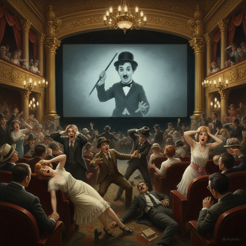 The premiere did not receive a standing ovation so much as a stampeding one.