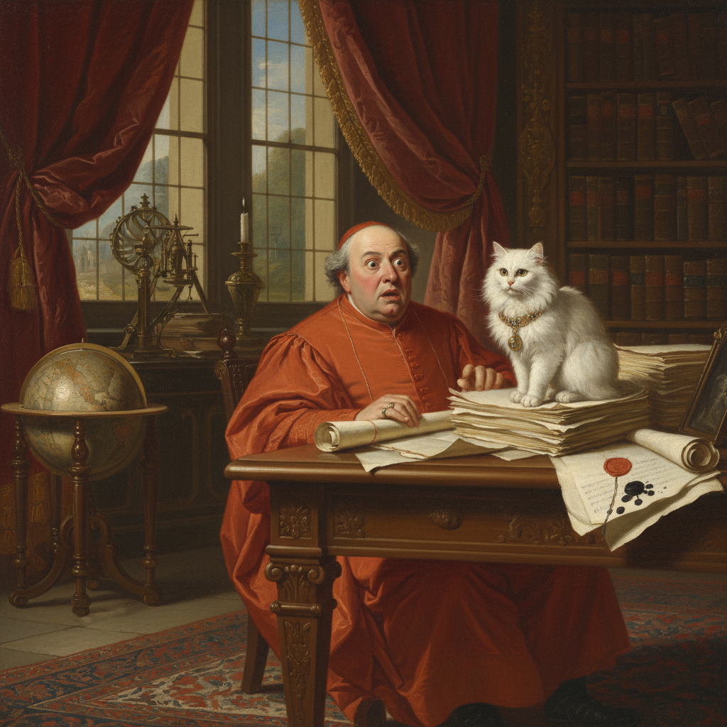 Illustration for "His Meowst Eminence: Richelieu’s Treasonous Tabbies"