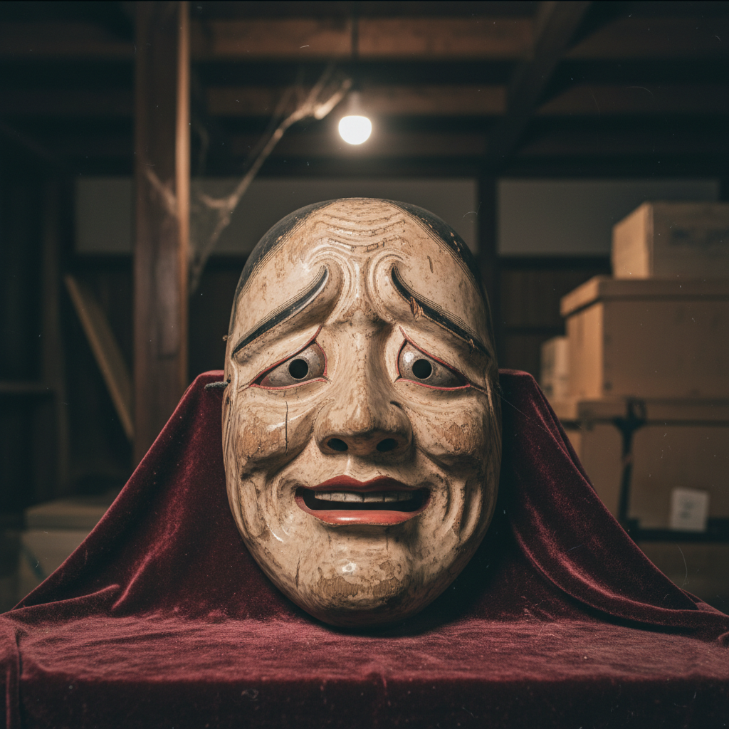 Illustration for "The Haunted Mask That Gave a Dictatorship Blue Balls"
