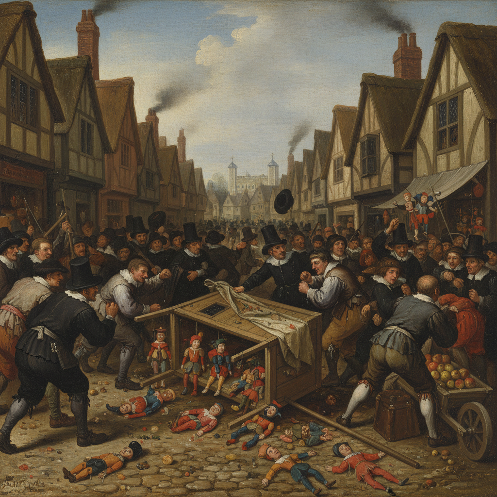 Illustration for "The War of the Wooden Heads"
