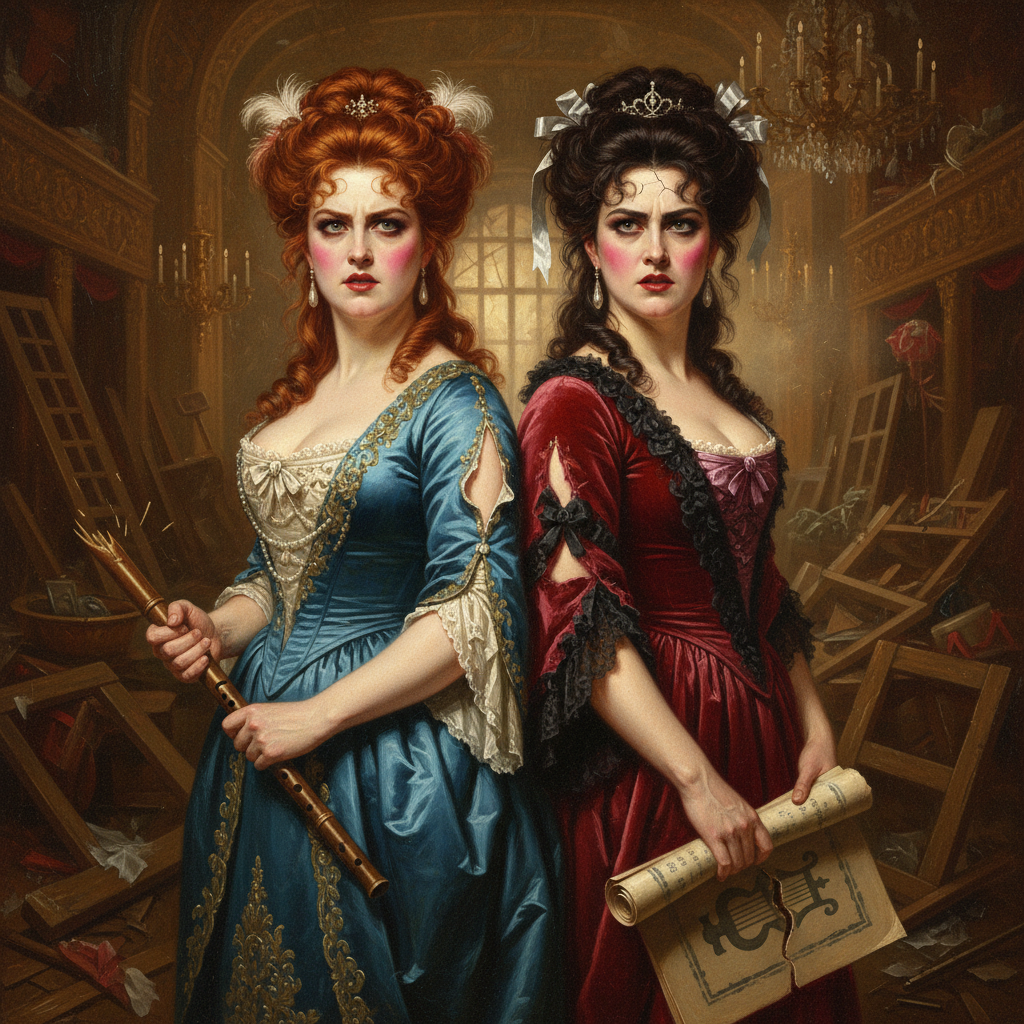 They agreed on only one thing: the other soprano started it.
